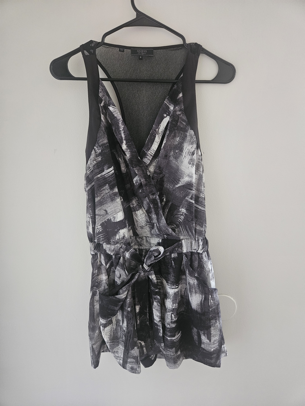 GUESS Black & White Romper